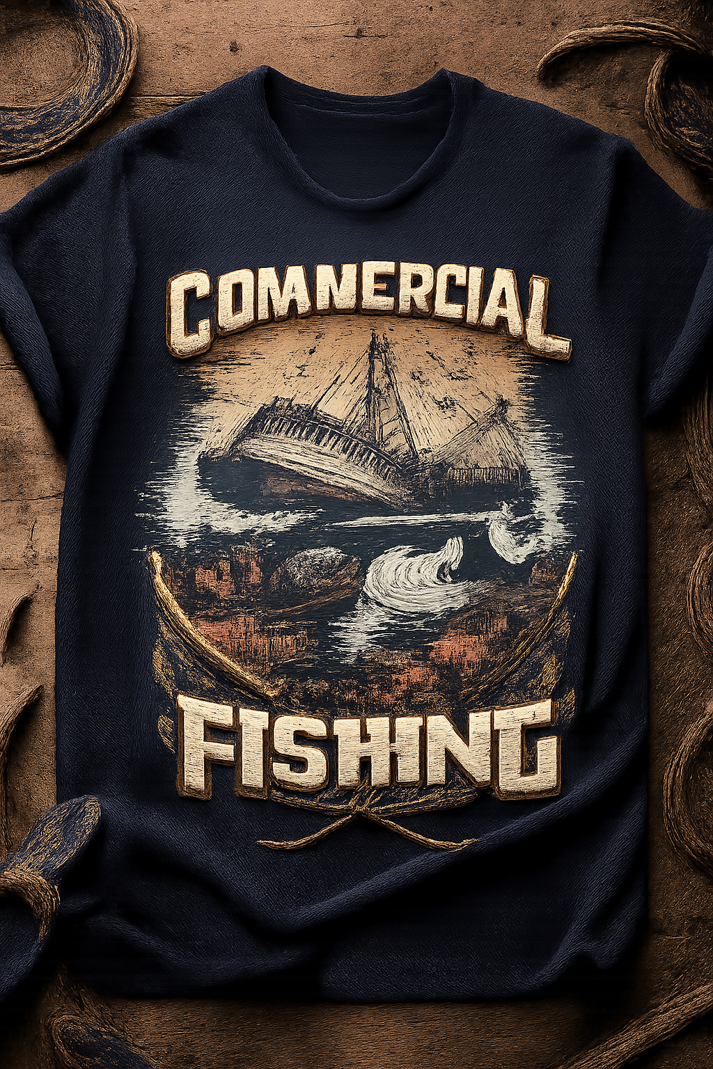 Comnercial Fishing Funny T-Shirts for Anglers | Premium Fishing Tees Online