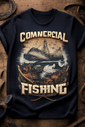 Comnercial Fishing Funny T-Shirts for Anglers | Premium Fishing Tees Online